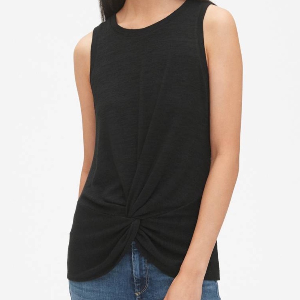 Gap Softspun Twist-Knot Tank